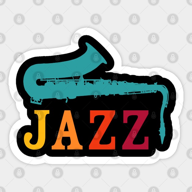 Jazz Saxophone Sticker by Rayrock76